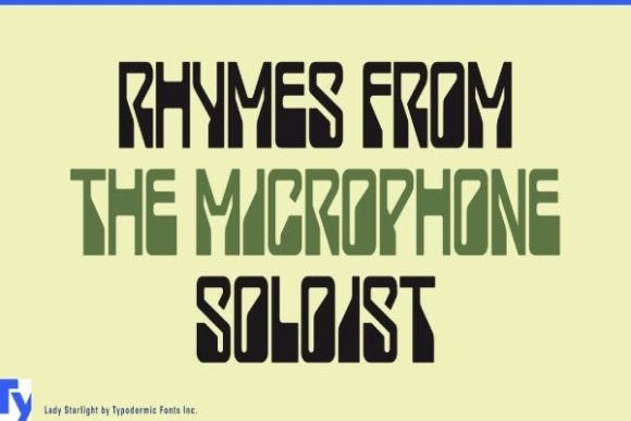 Lady Starlight Font preview 3