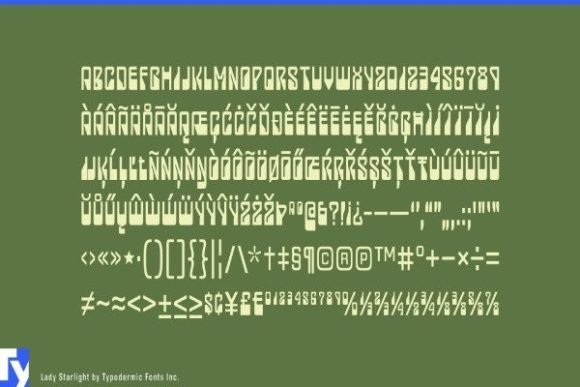 Lady Starlight Font preview 4