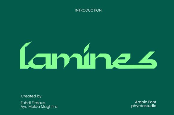 Lamines Font preview 4