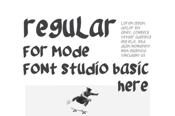 Lamobone Font preview 2