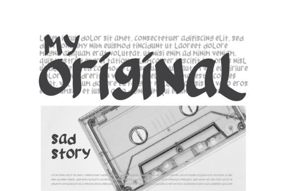 Lamobone Font preview 4