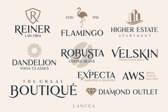Lancea Font preview 4