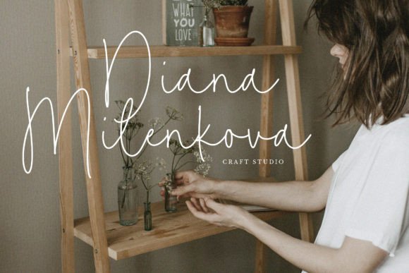 Brittaney Memories Font preview 3