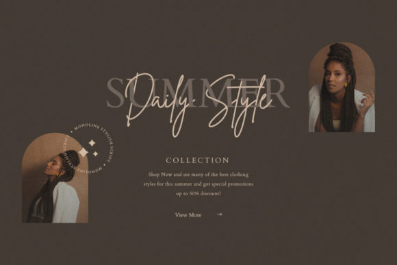 Brittany Signature Script Font preview 4