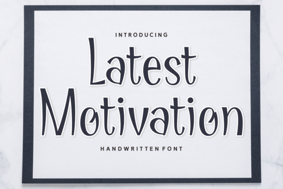 Latest Motivation Font