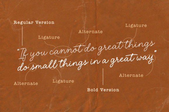 Lauren Hansley Font preview 3