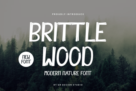 Brittle Wood Font preview 2