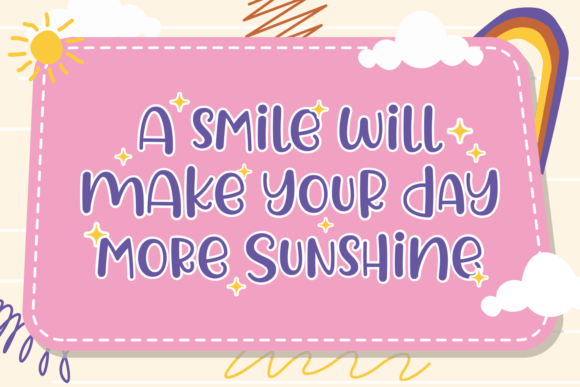 Laurent Childish Font preview 2