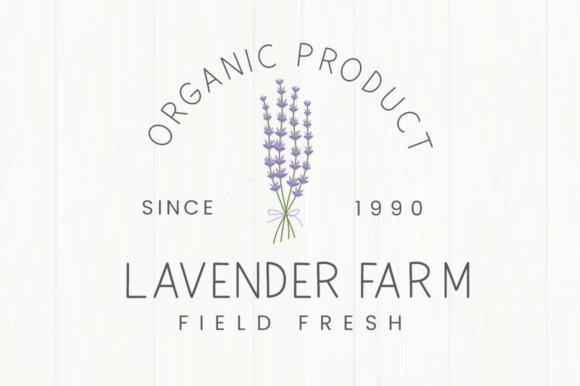 Lavender Flowers Font preview 2