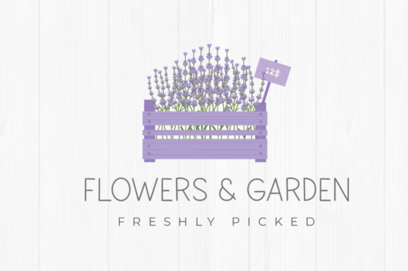 Lavender Flowers Font preview 3