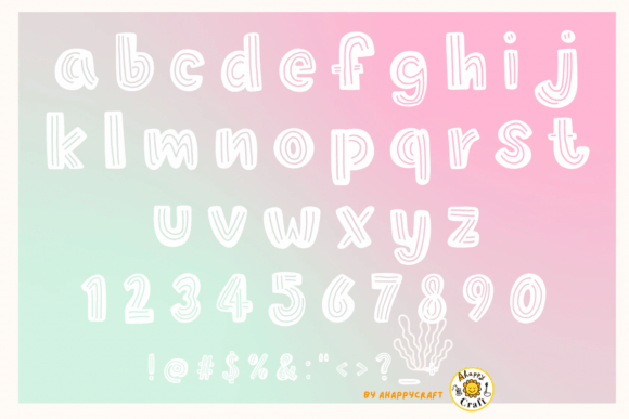 Lazy Beach Font preview 4