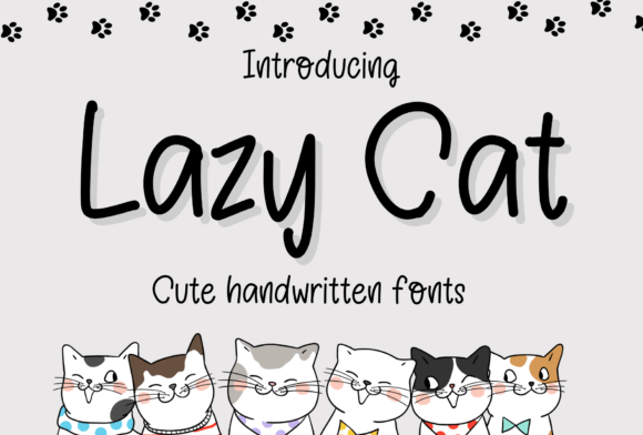 Lazy Cat Font
