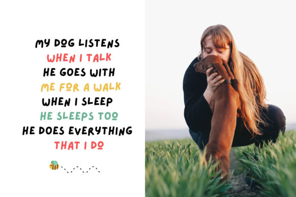 Lazydog Font preview 4