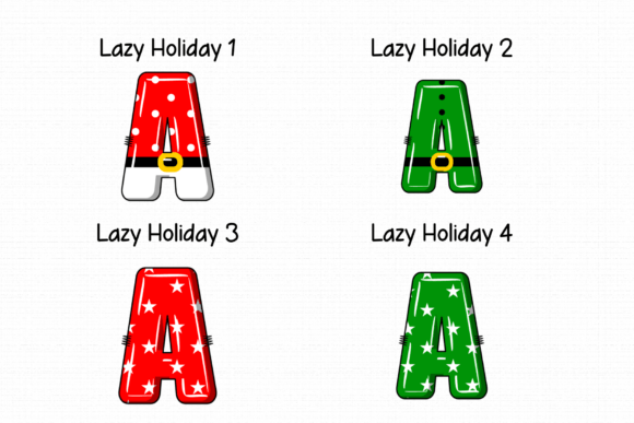 Lazy Holiday Font preview 2