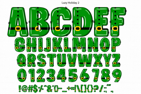 Lazy Holiday Font preview 4