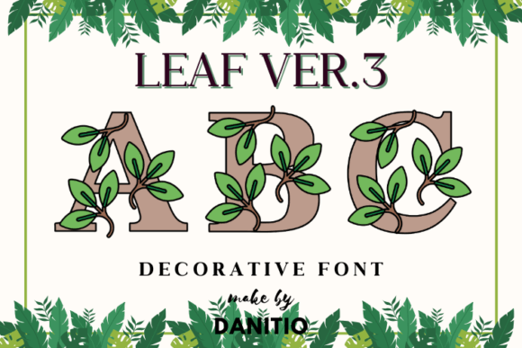 Leaf Ver.3 Font