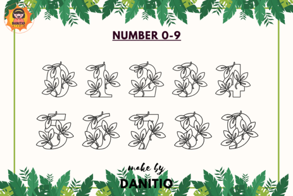 Leaf Ver.3 Font preview 3