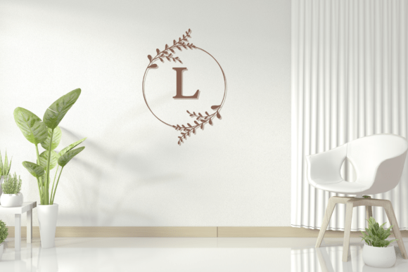 Leaves Monogram Font preview 6