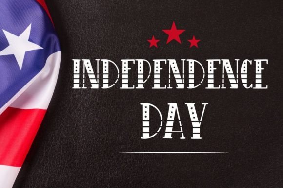 4th July Font preview 3