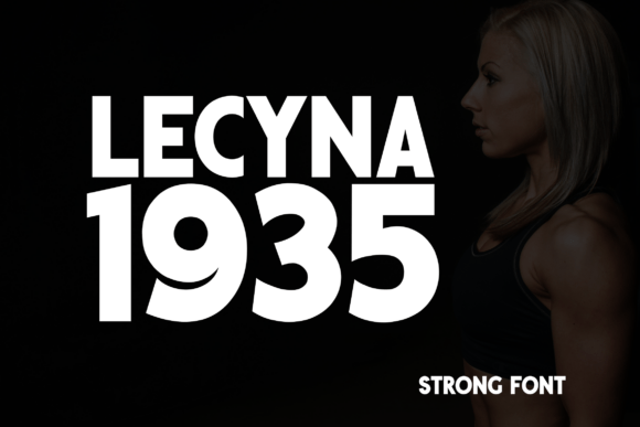 Lecyna 1935 Font