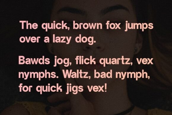 Brix Font preview 3