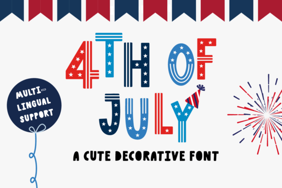 4th of July Font