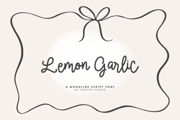 Lemon Garlic Font