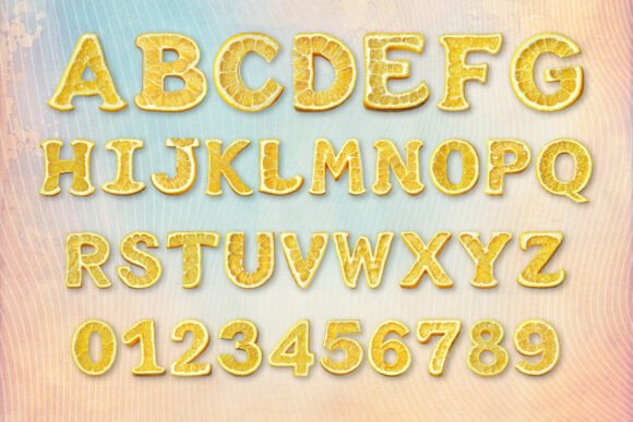 Lemon Fruit Font preview 3