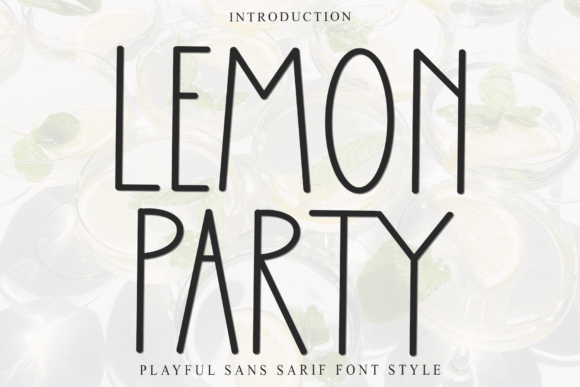 Lemon Party Font