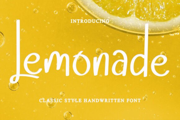 Lemonade Font