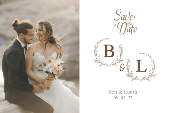 Lena Monogram Font preview 3