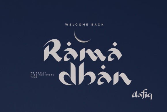 Aafiq Font preview 3