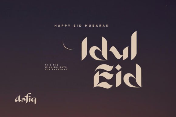Aafiq Font preview 4