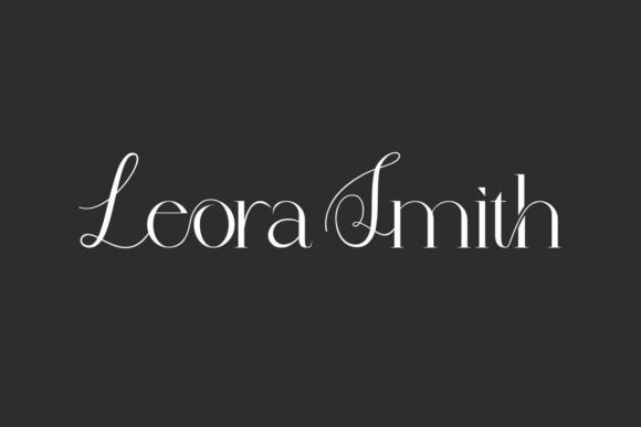 Leora Smith Font
