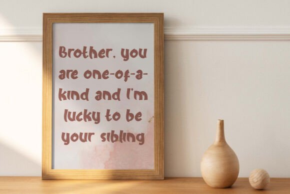 Bro & Sis Font preview 4