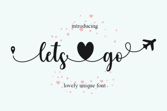 Let's Go Font preview 1
