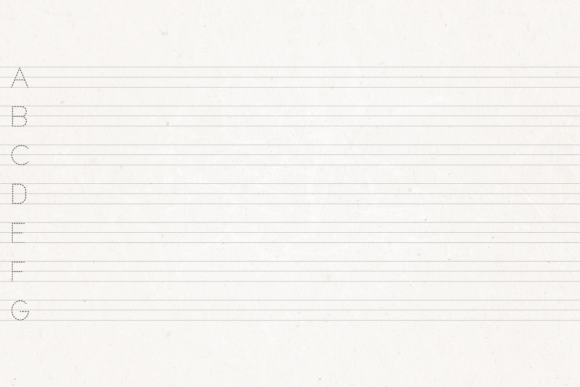 Letter Tracer Font preview 4
