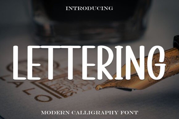 Lettering Font