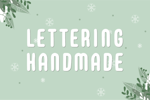 Lettering Handmade Font