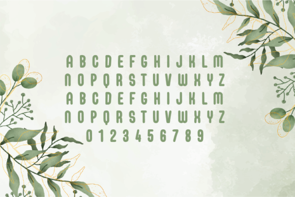 Lettering Handmade Font preview 2