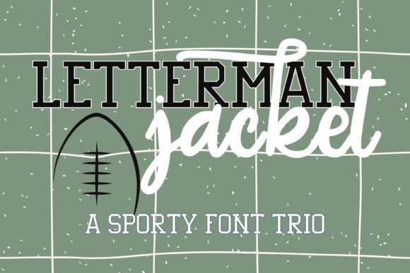 Letterman Jacket Font Font