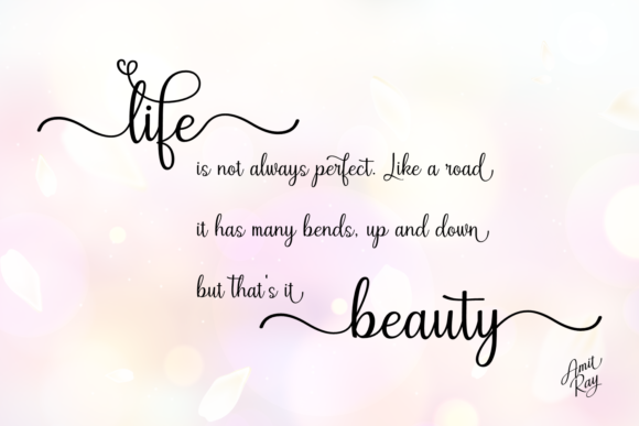 Light Font preview 2