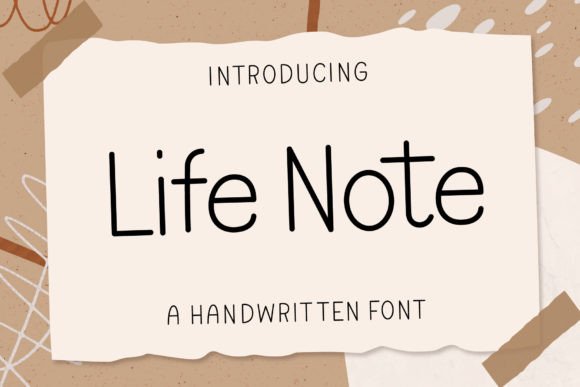 Life Note Font