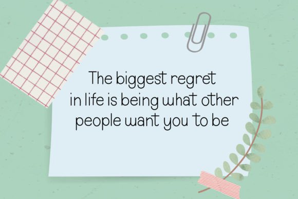 Life Note Font preview 3