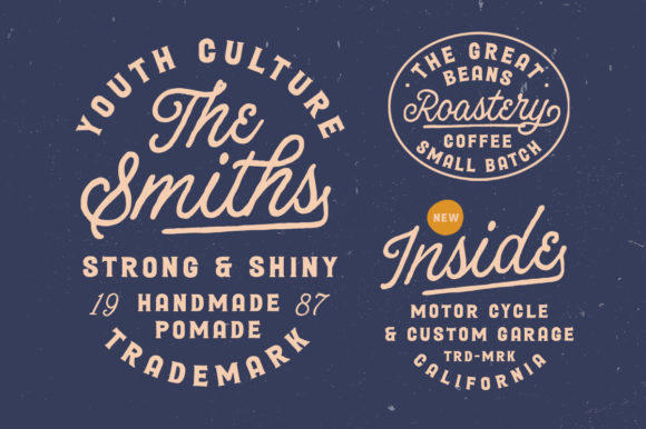Broadley Font preview 3