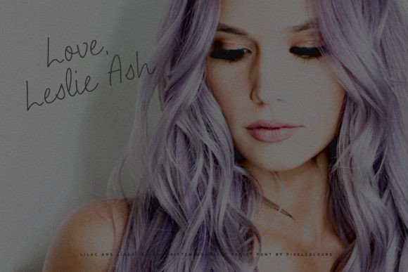 Lilac and Linen Font preview 2