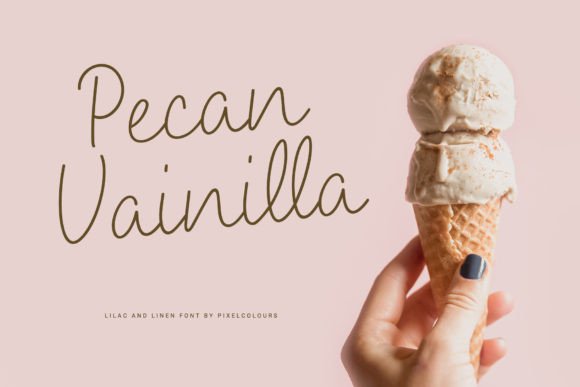 Lilac and Linen Font preview 3