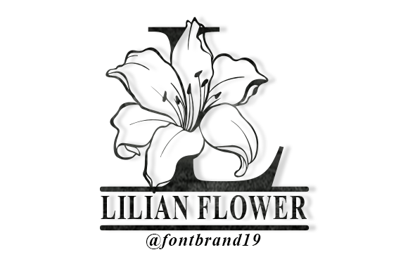 Lilian Flower Monogram Font