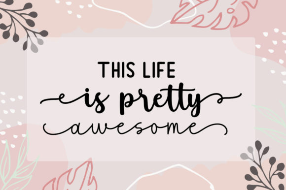 Lilirose Font preview 4