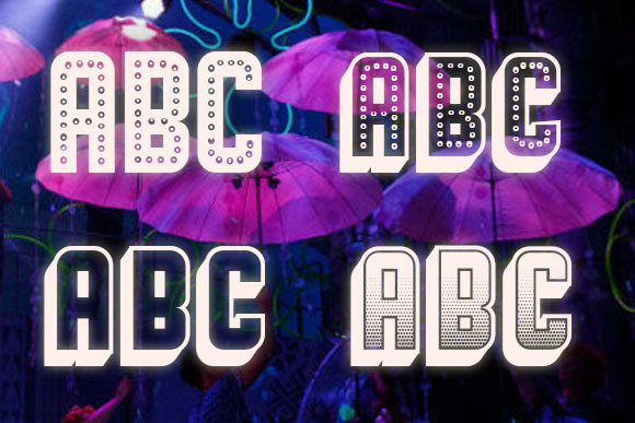 Broadway Font preview 2
